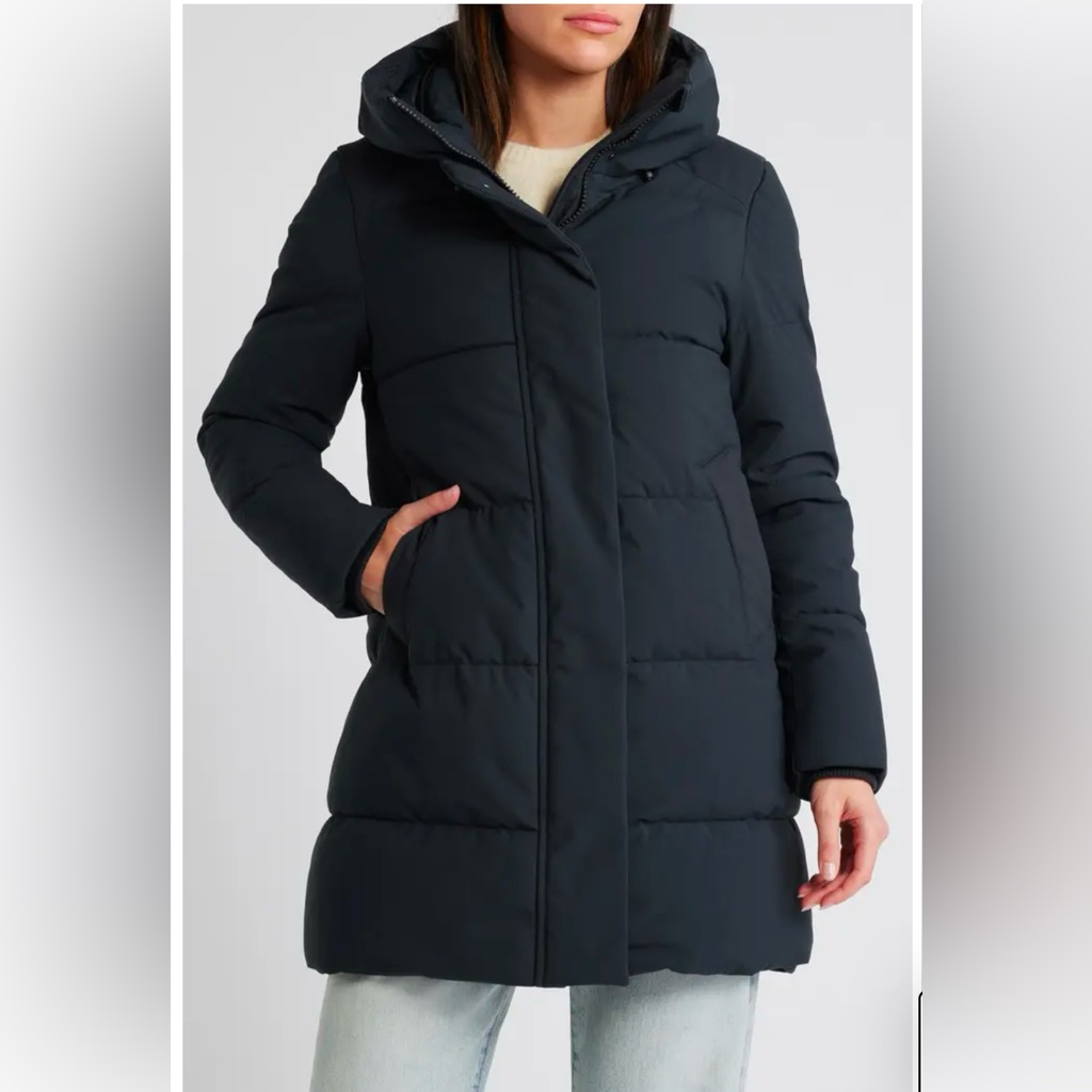 Save The Duck Bethany Waterproof Recycled Polyester Quilted Parka New